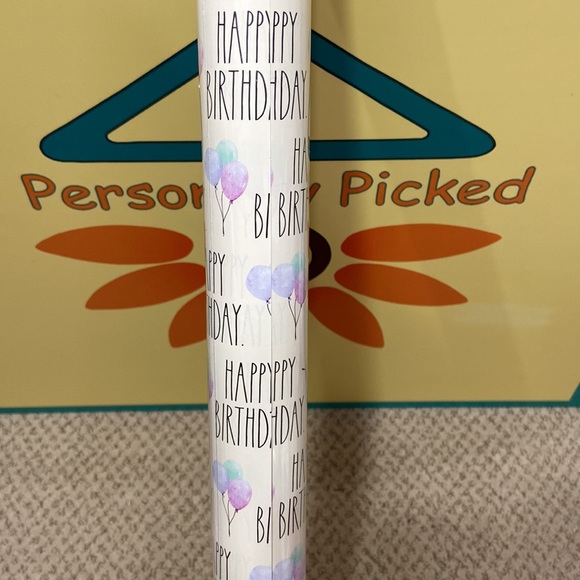 Rae Dunn | Party Supplies | Rae Dunn Happy Birthday Wrapping Paper ...